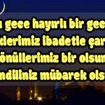Miraç Kandili Sözleri
