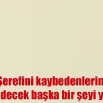 Onur ile ilgili Mesajlar
